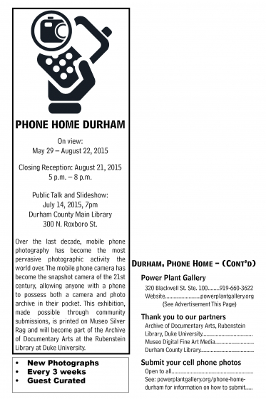 Phone Home Durham Flyer