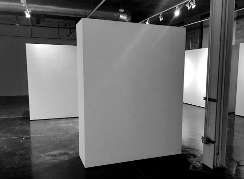 Blank gallery walls