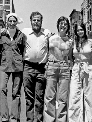 Founders of New Day Films, from left: Liane Brandon, Jim Klein, Julia Reichert, and Amalie Rosthchild